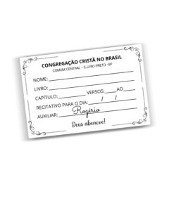 Recitativos masculinos 01