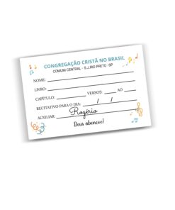 Recitativos masculinos 16