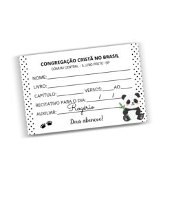 Recitativos masculinos 19