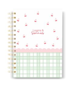 Caderno de Logins e Senhas 20