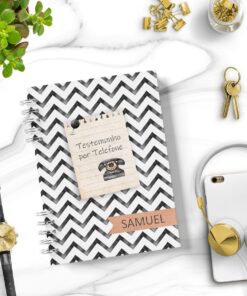 Testemunho por telefone Preto