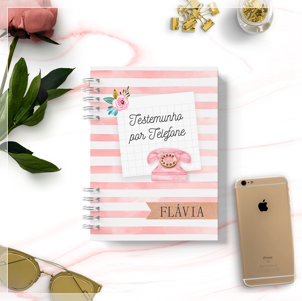 Testemunho por telefone Rosa
