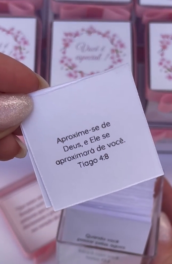 Kit 20 unidades (Caixinhas de bençãos acrílico) - Imagem 3